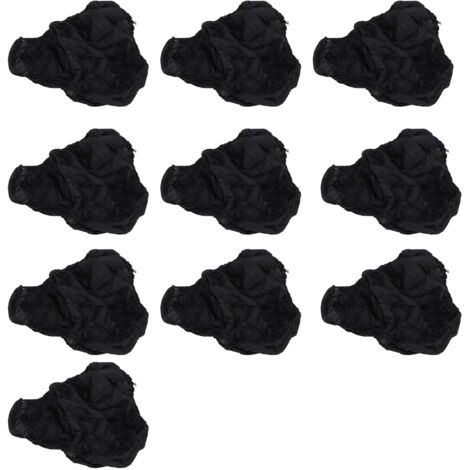 10 pièces Caleçons Jetables Homme - Bain de Pieds Portable, Doux et Respirant pour Spa et Salon de Beauté - Noir (1/5)