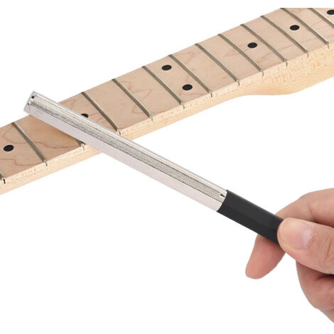 Lime de nivellement pour frettes de guitare, outil de luthier pour ajustement et entretien des instruments à cordes (1/5)