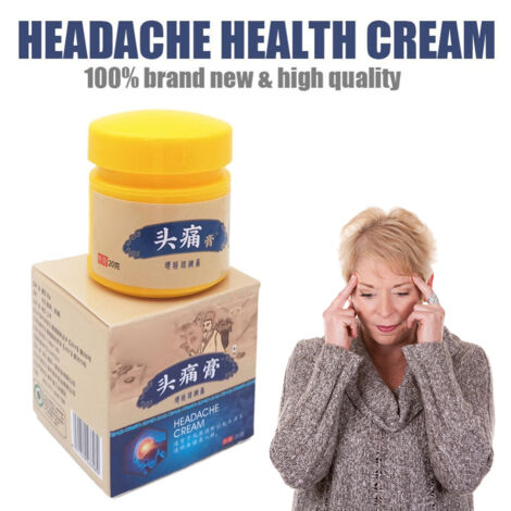 Baume Apaisant Migraine - Soulagement Maux de Tête, Nausées et Céphalées (1/3)