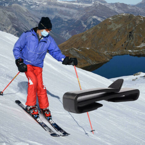 Support de Visière pour Casque de Ski, Fixation pour Équipement de Sports d'Hiver, Accessoire Ski et Snowboard (1/3)