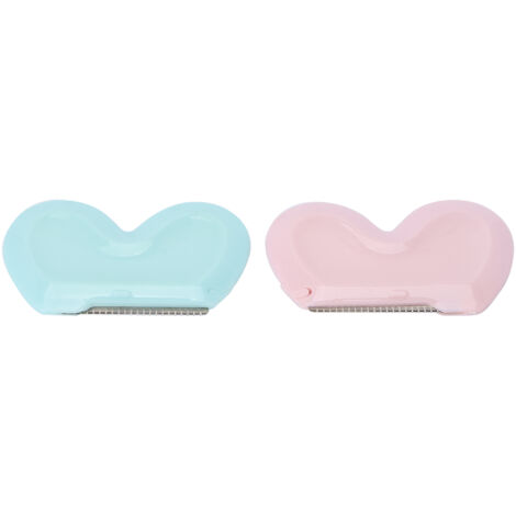 Rasoir de Précision en Forme de Cœur pour Épilation Faciale et Mise en Forme des Sourcils (1/5)
