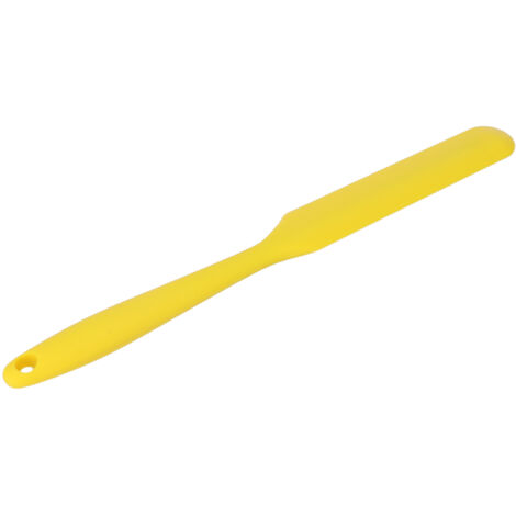 Spatule en Silicone pour Cire Épilation - Applicateur Grattoir Multifonction Jaune (1/5)