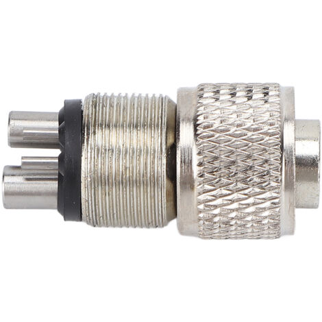 Adaptateur pour Fraise Dentaire Haute Vitesse, Convertisseur 4 à 2 Trous en Acier Inoxydable, Outil Dentiste (1/5)