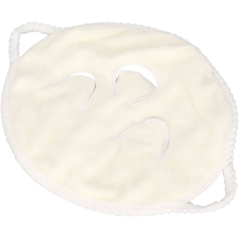 Serviette Chaude en Microfibre Douce pour Soins du Visage, Réutilisable avec Attaches Oreilles, Idéale Spa et Esthétique (1/5)