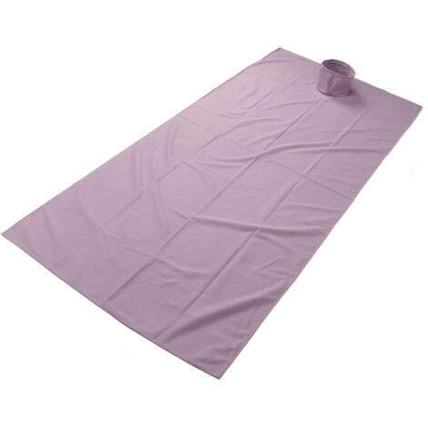 Housse de table de massage imperméable 90x200 cm avec trou, fibre synthétique pour spa, violet (1/5)