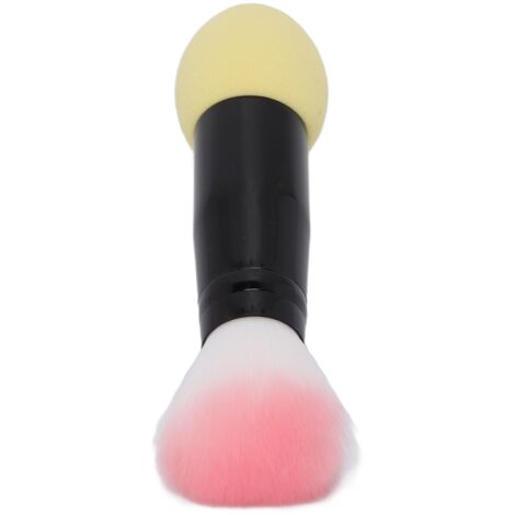 Pinceau duo visage 2 en 1 pour blush et poudre libre multifonction (1/5)