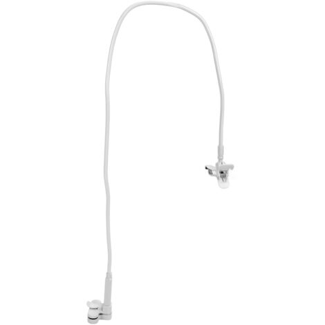 Support mural pour tuyau CPAP en acier inoxydable, fixation pratique et durable (1/5)