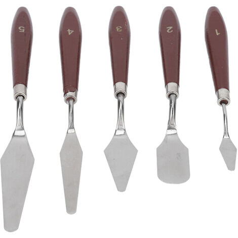 5 Spatules Polyvalentes pour Pâtisserie, Glaçage et Décoration - Lot de 5 (1/5)