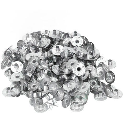 200 pièces Supports de Mèche en Métal pour Création de Bougies Artisanales, Base de Fixation (1/5)