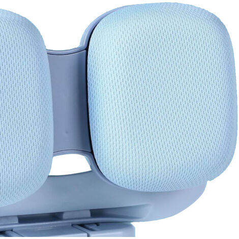 Coussin Ergonomique pour Enfants - Correcteur de Posture pour École et Maison - Prévention des Douleurs Dorsales - Confortable et Ajustable - Bleu (1/5)