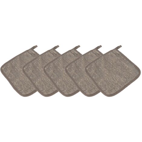 Gant Exfoliant Corps Visage, Lot de 5 Gants de Massage pour le Bain Homme Femme (1/5)