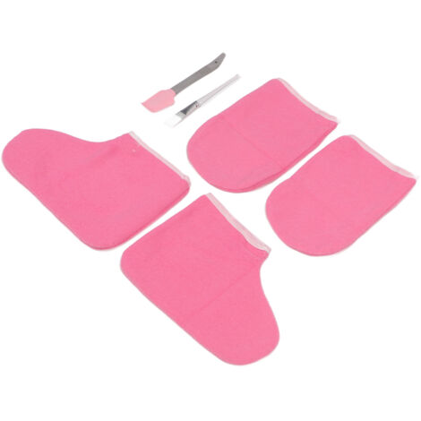 Kit Épilation Cire Chaude Professionnel avec Accessoires - 100 Gants et Chaussettes Jetables Spa (1/5)