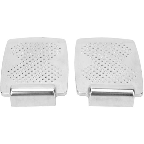 2 unités repose-pieds antidérapants pour fauteuil roulant, en alliage aluminium, pièces de rechange ergonomiques (1/5)