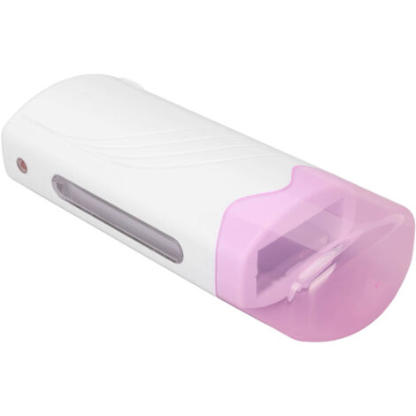 Chauffe-cire électrique portable à chauffage rapide, épilateur automatique à rouleau unique pour usage domestique, compatible prise EU 220V.