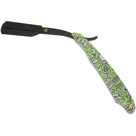 Rasoir Lame Droite Professionnel pour Barbier - Rasage Visage et Corps Homme (1/5)