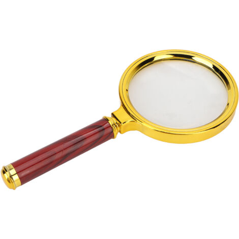 Loupe grossissante 7X portable, loupe de poche 70mm avec poignée ergonomique pour lecture et travaux de précision (1/5)