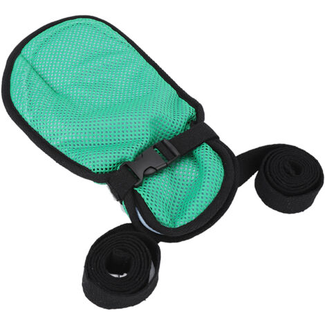 Gant médical respirant ajustable pour personnes âgées, maintien sécurisé, vert. (1/5)