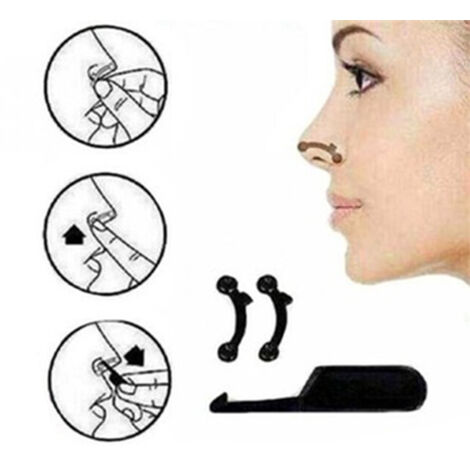 Redresseur Nasal Invisible, Correcteur de Nez Non Douloureux pour un Profil Parfait, Accessoire Beauté Cosmétique (1/3)