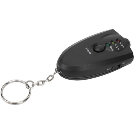 Alcootest Électronique Portable avec Écran LCD Rétroéclairé - Testeur d'Alcoolémie Compact à Piles pour Véhicule et Maison (1/5)