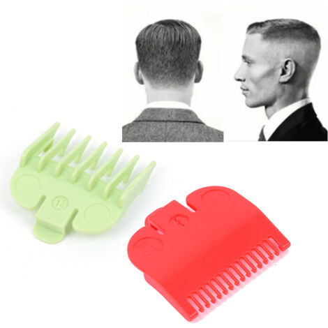 2 pièces attaches guides de coupe tondeuse cheveux, accessoires compatibles peignes de précision coiffure (1/5)