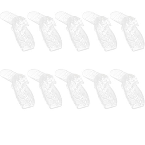 10 plateaux empreintes dentaires jetables transparents pour empreintes dentaires, porte-empreintes pour soins dentaires, empreintes supérieures et inférieures (1/5)