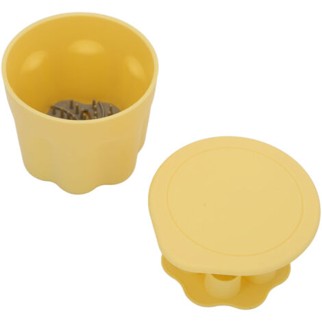Tasse de Nettoyage pour Brosses à Maquillage avec Base Antidérapante en TPR, Récipient de Lavage et Support de Séchage avec Couvercle (1/5)