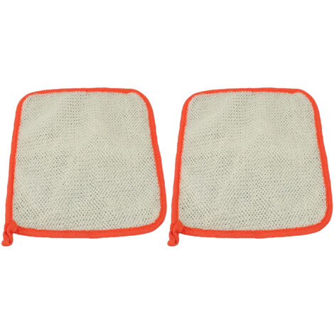 Gant de Douche Exfoliant à Double Face en Nylon pour un Nettoyage Corporel Profond, Lot de 2, Orange Vif (1/5)