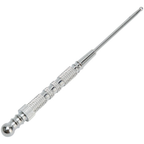 Stylo d'acupuncture facial en acier inoxydable - Appareil de massage pour le visage et la réflexologie (1/5)