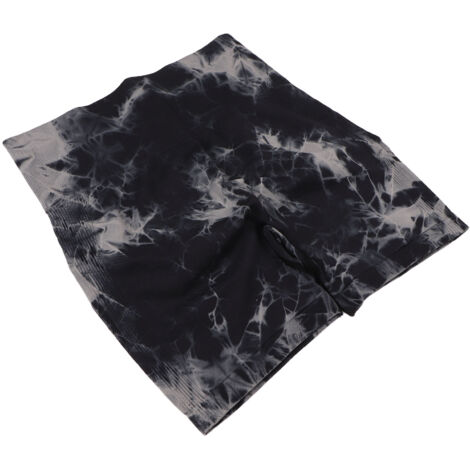 Shorty de Yoga Femme à Haute Taille - Noir sans Coutures, Confortable et Léger (1/5)