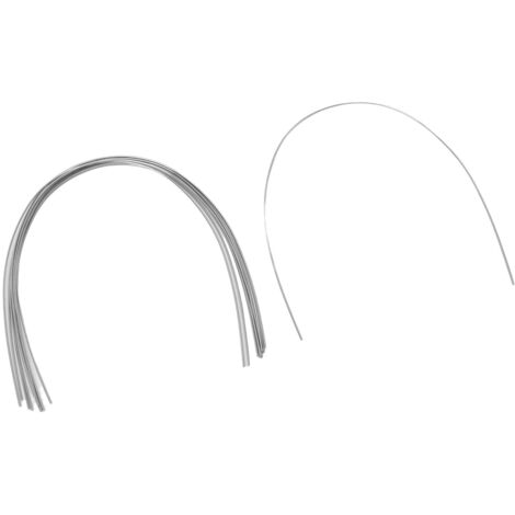 100 pièces fil dentaire orthodontique en acier inoxydable pour appareil dentaire, fil rond 0,020 pouce pour arc supérieur