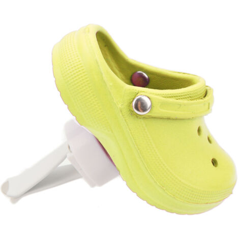 Mini Chaussure Parfum Voiture - Décor Amusant pour Intérieur Auto Jaune (1/5)