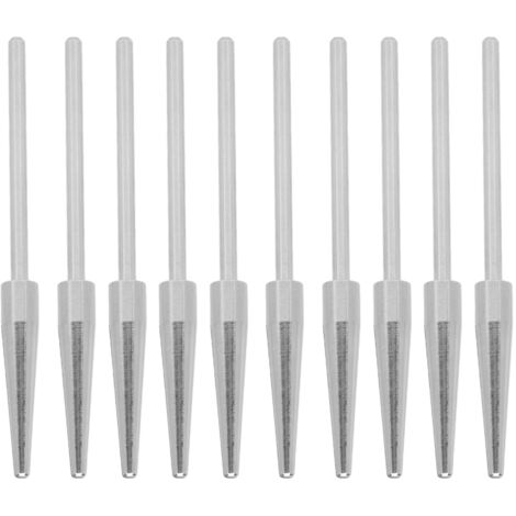 10 pièces Mandrins à Disques Dentaires en Acier Inoxydable Haute Dureté pour Polissage Labo Dentaire Tige 2,4 Pouces (1/5)