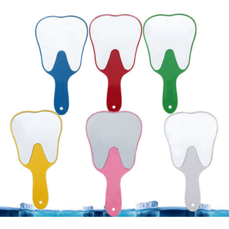Miroir dentaire avec manche ergonomique pour soins dentaires, esthétique et salon de coiffure (1/5)