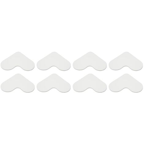 8 pièces Adhésif Tapis de Sol Lavable en Forme de Cœur pour Carrelage et Parquet (1/5)