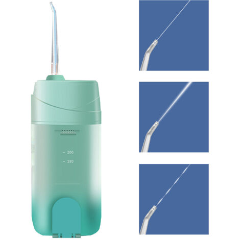 Nettoyeur Dentaire Portable 200ML 3 Modes IPX7 - Irrigateur Buccal Sans Fil Étanche pour Soins Dentaires (1/5)