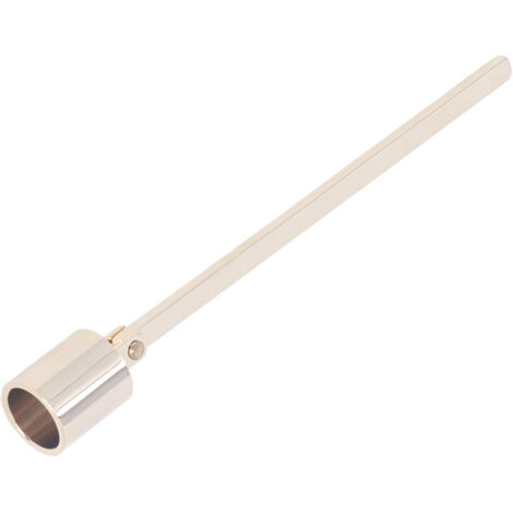Éteignoir à bougie long manche en acier inoxydable doré, outil de sécurité pour éteindre les mèches sans fumée (1/5)