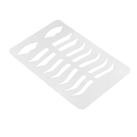 Pochoir Réutilisable Sourcils Lèvres, Gabarit Maquillage Permanent, Forme Parfaite Débutant (1/5)