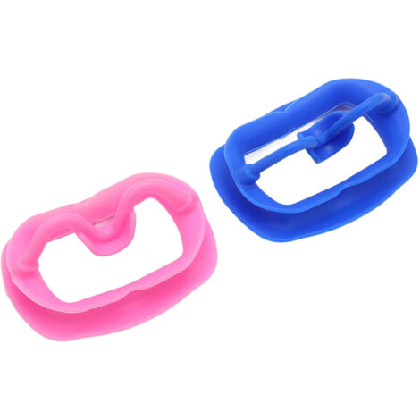 Écarteur de Joues Dentaire en Silicone Réutilisable 2 Pièces, pour Blanchiment Dentaire et Soins Bucco-dentaires Résistant à la Chaleur