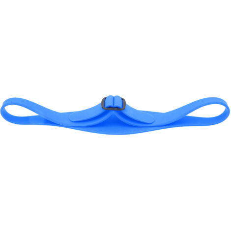 Guide de coupe réglable pour cheveux du cou en silicone - Modèle de rasage pour hommes et femmes, Bleu (1/5)