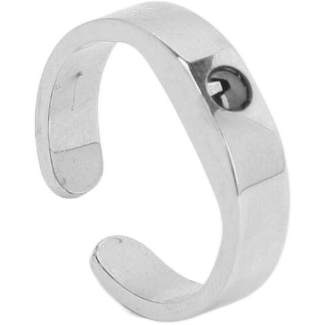 Bague d'Acupression Anti-Ronflement en Titane - Ajustable et Réutilisable pour une Meilleure Respiration (1/5)