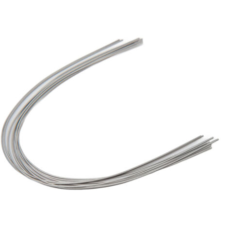 50 pièces Fil Orthodontique Rectangulaire en Nickel Titane 0.017 x 0.025 Pouce pour Arcade Supérieure (1/5)