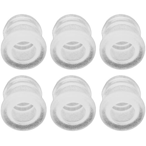 30 pièces bouchons d'oreille en plastique transparent souple, accessoires pour embouts auditifs et tubes (1/5)