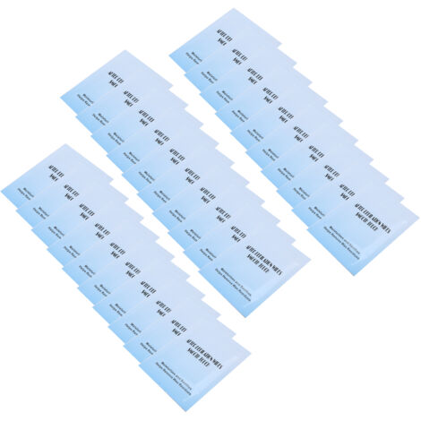 30 lingettes démaquillantes à la cire, nettoyage huile pour épilation, emballées individuellement (1/5)
