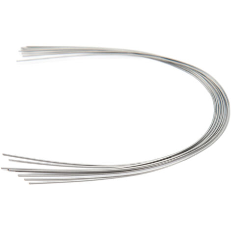 50 pièces Arc Orthodontique en Fil NiTi pour Mâchoire Inférieure 0.016" x 0.022" Ressorts Dentaires (1/5)