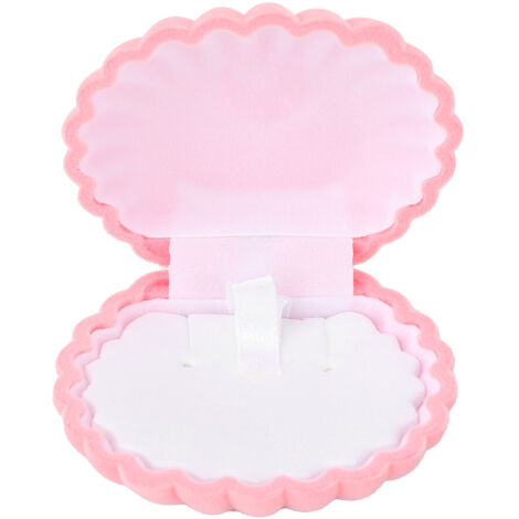 Étui de Voyage Coquillage Rose pour Bijoux - Boîte Cadeau pour Bagues, Colliers et Boucles d'Oreilles - Organisation Accessoires (1/5)