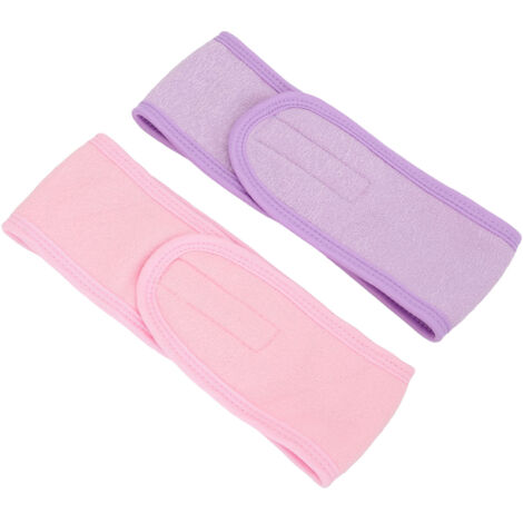 Bandeau frontal ajustable pour soin visage, yoga et nettoyage, anti-transpiration (1/5)