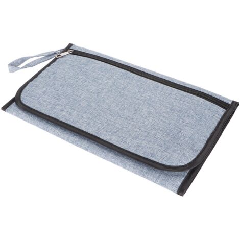 Matelas à langer pliable imperméable pour bébé, avec poche de rangement, idéal pour les voyages et les sorties (1/5)