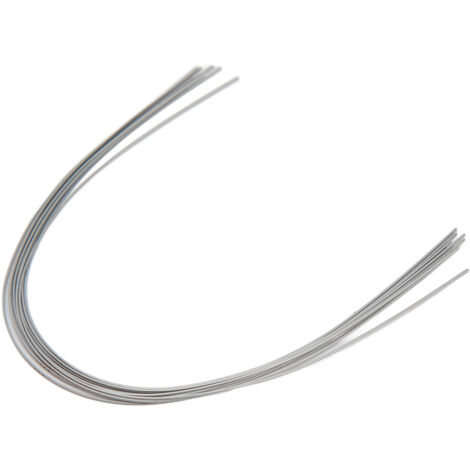 50 pièces Fil en Nickel Titane pour Orthodontie Dentaire, Arc Carré Élastique 0.016x0.016 Pouces (1/5)