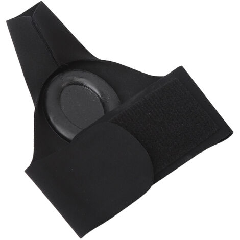 Manchon Hallux Valgus Anti-Dérapant Absorbant Chocs Ajustable Redresseur Séparateur d'Orteil pour Jour Nuit Pied Droit Noir (1/5)