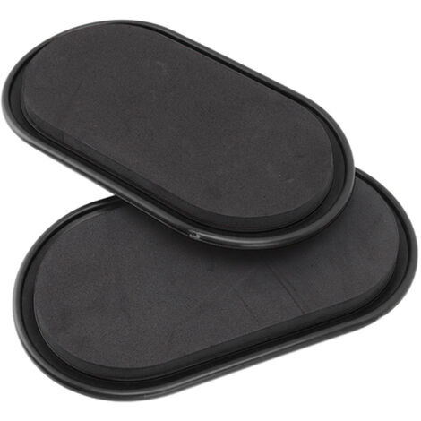 Disque de glisse d'entraînement fitness - Surface antidérapante pour exercices complets - Noir (1/5)